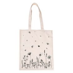 Clayre & Eef Bavlněná nákupní taška Flora & Fauna