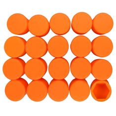 Cappa Kryty matic silikonové 20ks oranžové 19 mm