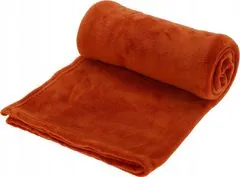 Koopman Oranžová měkká fleecová deka 125x150 cm