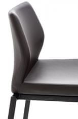 BHM Germany Barová židle Matola, syntetická kůže, hnědá