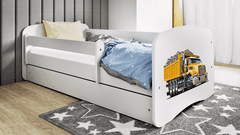 Kocot kids Dětská postel Babydreams tatra bílá, varianta 80x160, bez šuplíků, bez matrace