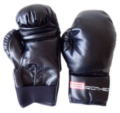 ACRAsport Boxerské rukavice PU kůže černé - vel. L, 12 oz.