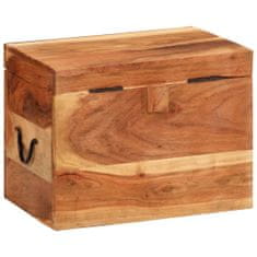 shumee Úložný box 39 x 28 x 31 cm masivní akáciové dřevo