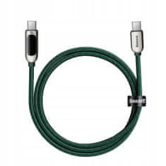 BASEUS USB-C PD kabel pro měření výkonu 100W 5A, CATSK-B06 zelená