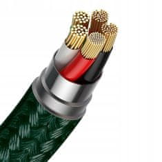 Zinc 2.4A Lightning magnetický kabel - 1m, CALXC-K06 zelená