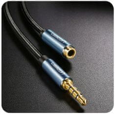 Ugreen audio prodlužovací kabel s mikrofonem aux jack 1m