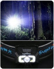 SupFire headlamp x30 bezkontaktní 500lm
