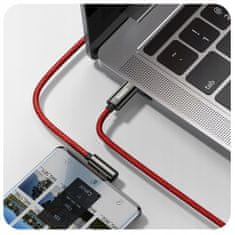Baseus Cable úhlový USB-C PD QC 100W 5A 1m kabel