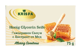Krispa Glycerínové mýdlo medové