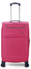 BENZI Velký kufr BZ 5661 Pink/Grey