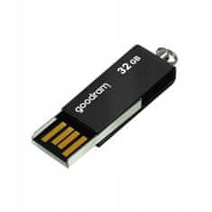 USB rotační paměť CUBE 32 GB černá, UCU2 32GB USB 2.0 černá černá