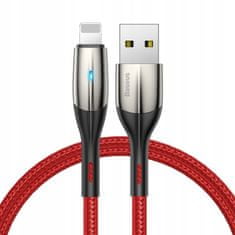 Cafule Krátký kabel USB na Lightning - 0,5m, CALSP-A09 červená