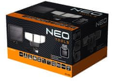 NEO Tools NEO TOOLS Trojité solární nástěnné světlo LED, 1000 lm