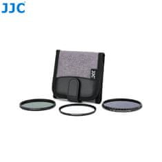 JJC FP-K3 pouzdro pro 3 filtry do 82 mm šedé