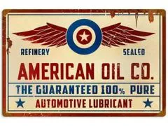 Cedule-Cedulky Plechová cedule American Oil