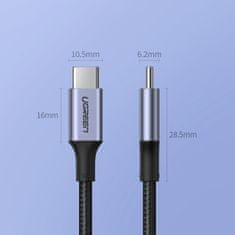 UGREEN USB-C PD kabel QC 3.0 5A 100W 1,5m kabel