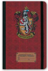 CurePink Poznámkový A5 blok Harry Potter: Nebelvírské Logo (13 x 21 cm)