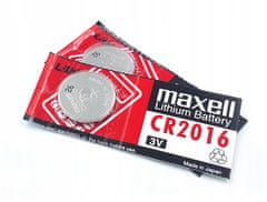1 x CR2016 lithiová 3V baterie - Maxel made by Japan