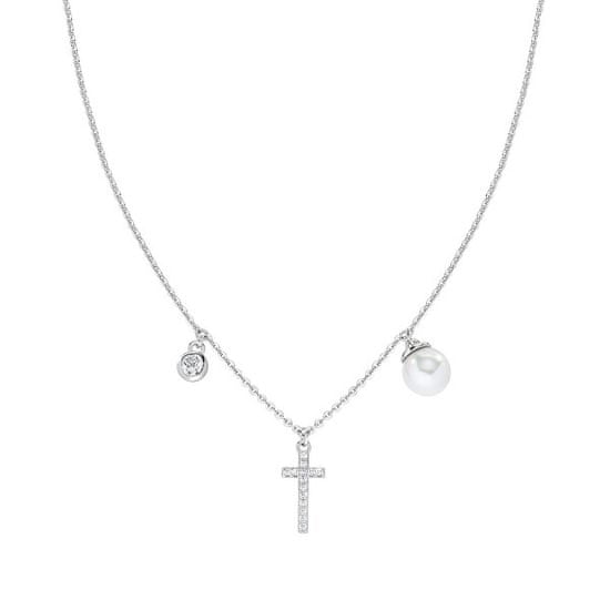 Amen Jemný stříbrný náhrdelník s přívěsky Subjects CLCRPEBBZ