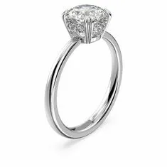 Swarovski Zásnubní prsten s čirým krystalem Constella 5642635 (Obvod 52 mm)