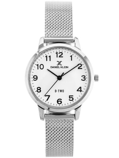 Daniel Klein Dámské analogové hodinky s krabičkou Inridil stříbrná