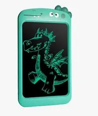 HADEX Tablet na kreslení 8,5 palce, zelený dinosaurus