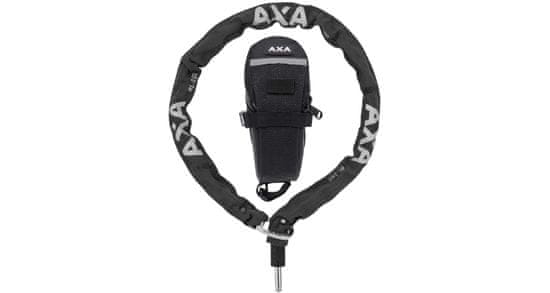 AXA plugin řetěz RLC 100/5,5 černá + podsedlová brašna