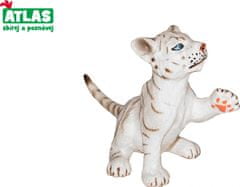 Atlas  A - Figurka Tygr bílý mládě 6 cm