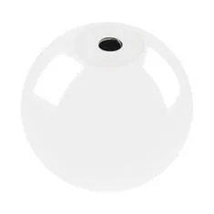 botle Dekorace keramická koule Bílá 9 cm Glazovaná Lesk Zahradní