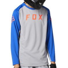 Fox Racing Dětský dres Fox Yth Defend Ls Jersey Steel Grey vel.: YS