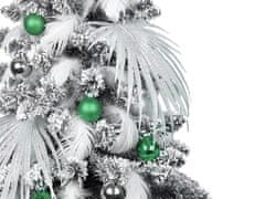 LAALU.cz Ozdobený umělý vánoční stromeček POLÁRNÍ ZELENÁ 60 cm s LED OSVĚTELNÍM V KVĚTINÁČI