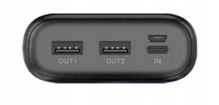 Dudao Powerbanka 20000mAh 2xUSB USB-C micro USB LED