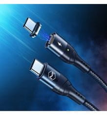 McDodo Magnetický kabel USB-C QC 4.0 PD 100W 1,2m