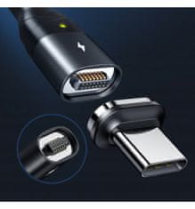 McDodo Magnetický kabel USB-C QC 4.0 PD 100W 1,2m