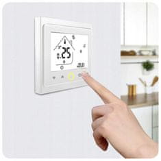 Bezpotenciálový pokojový termostat NE - WIFI TUYA, BHT-002GCL