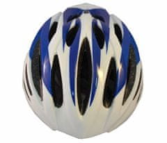 STINGcomponents Cyklistická přilba RAFLE L/XL modro-bílá
