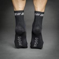 GRIP GRAB Ponožky 3PACK Merino Regular Cut černá L