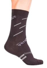 VELOTOZE veloToze ponožky černá/šedá S/M