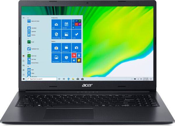 Notebook pro práci Acer Aspire 3 15,6 palců FullHD AMD Athlon Silver 3050U Radeon Graphics WiFi ac 512 GB SSD 8GB RAM DDR4 výkon na rozdávání hliníkový kryt odolnost tenké provedení