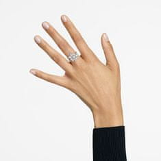 Swarovski Třpytivý prsten s krystaly Gema 564466 (Obvod 50 mm)