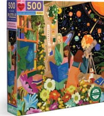 eeBoo Čtvercové puzzle Hvězdářky 500 dílků