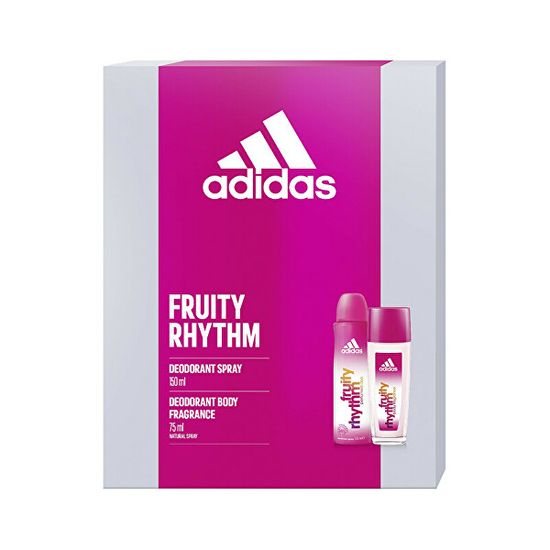 Adidas Fruity Rhythm - deodorant s rozprašovačem 75 ml + deodorant ve spreji 150 ml