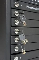 Port Designs PORT CONNECT CHARGING CABINET 10 UNITS individual door lock, černý