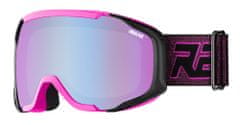 lyžařské brýle - De-vil, růžová, modrý zorník