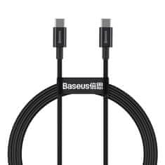 BASEUS Datový kabel Baseus Superior Series (CATYS-B01) - Type-C to Type-C, 100W, 1m černý