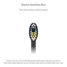 TrueLife náhradní hlavice K-series heads Sensitive Plus black 2 pack