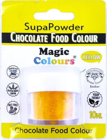 Magic Colours Prášková barva do čokolády (5 g) Choco Yellow