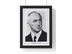 Cedule-Cedulky Obraz prezidenta Edvarda Beneše - retro dárek