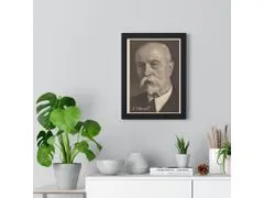 Cedule-Cedulky Obraz prezidenta Tomáše Garriqua Masaryka, var. 2 - retro dárek 