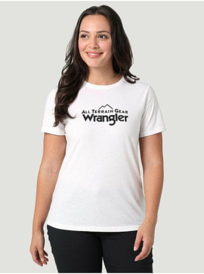 Wrangler Bílé dámské tričko Wrangler